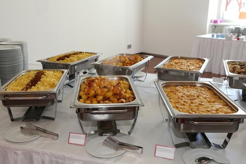 Buffet avec nos chafings dish